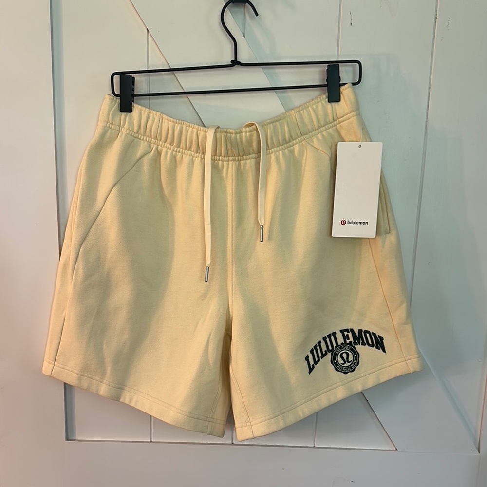 lululemon athletica Cream Athletic Shorts